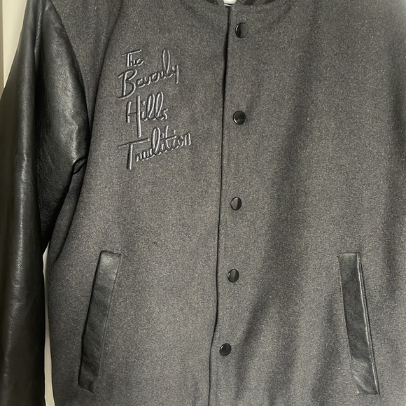 Vintage Varsity Bomber Jacket Beverly Hills - Picture 2 of 9